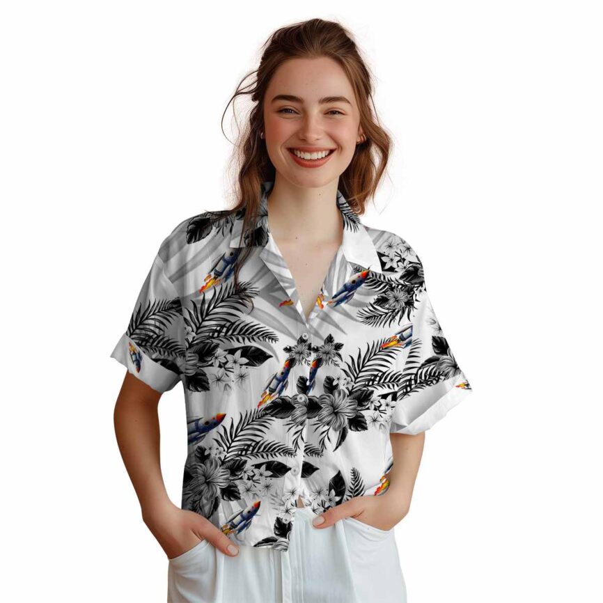 Nasa Tropical Blossom Hawaiian Shirt Top rated
