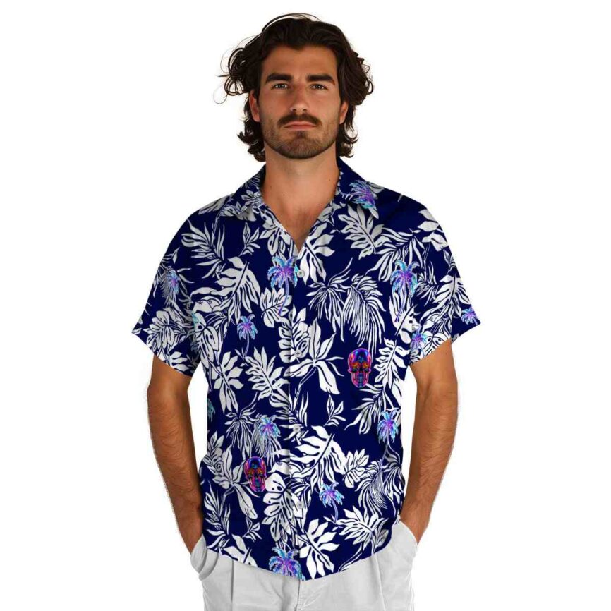 Neon Bold Foliage Hawaiian Shirt New Arrival