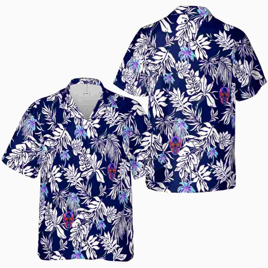 Neon Bold Foliage Hawaiian Shirt Premium grade