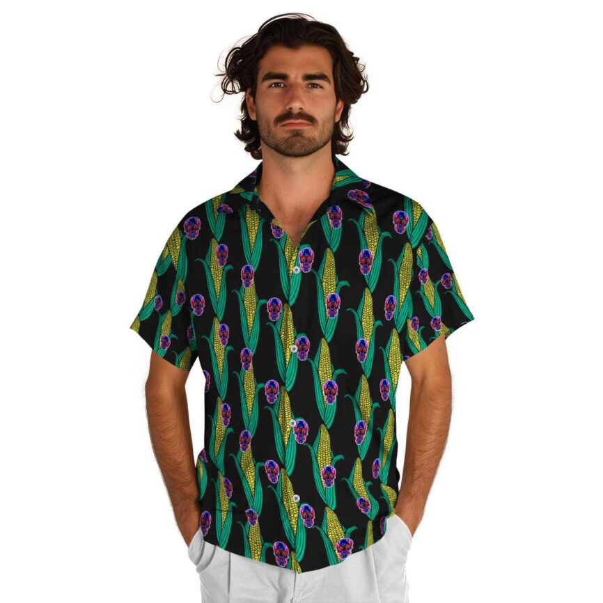 Neon Corn Element Hawaiian Shirt New Arrival