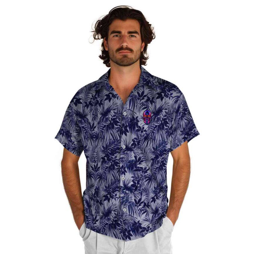 Neon Foliage Print Hawaiian Shirt New Arrival