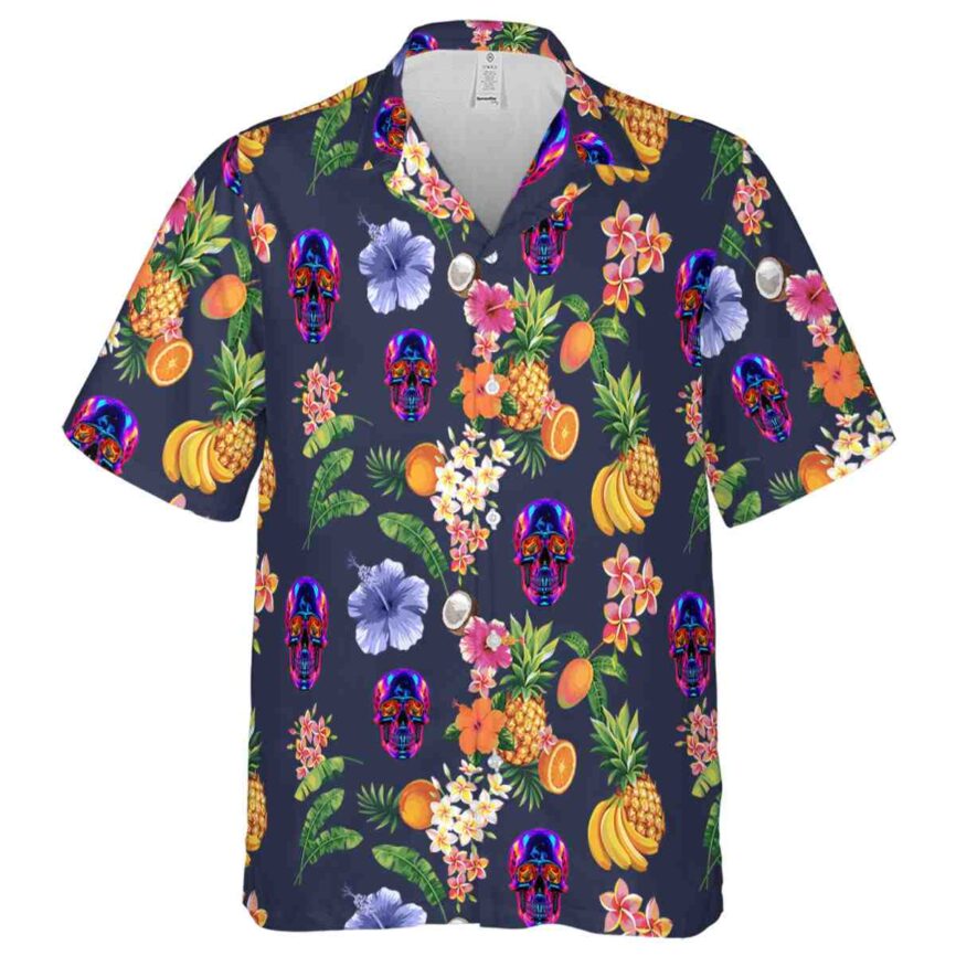 Neon Fruit Pattern Hawaiian Shirt Fashion forward
