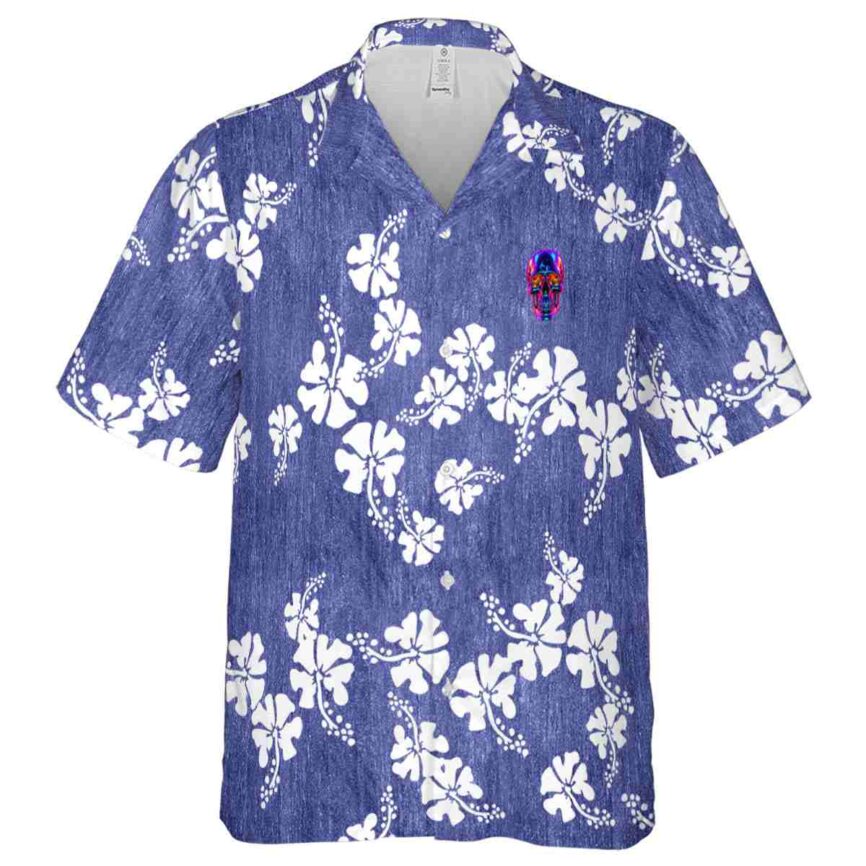 Neon Hibiscus Blossom Hawaiian Shirt Fashion forward