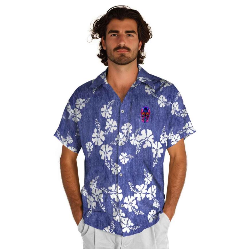 Neon Hibiscus Blossom Hawaiian Shirt New Arrival