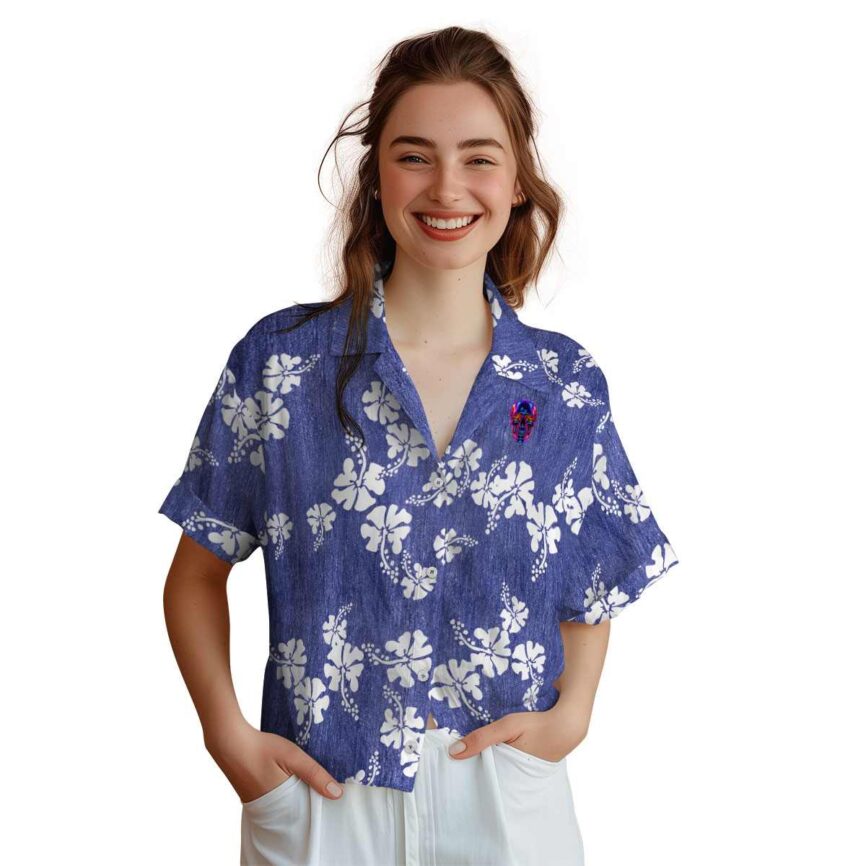 Neon Hibiscus Blossom Hawaiian Shirt Top rated