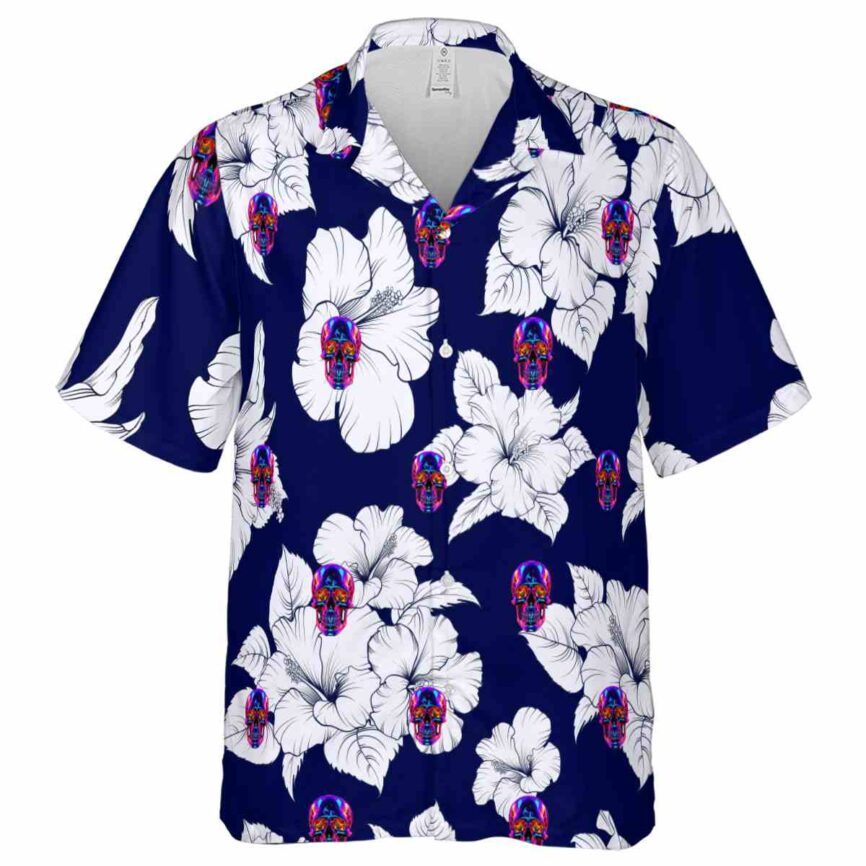 Neon Hibiscus Flower Hawaiian Shirt Fashion forward