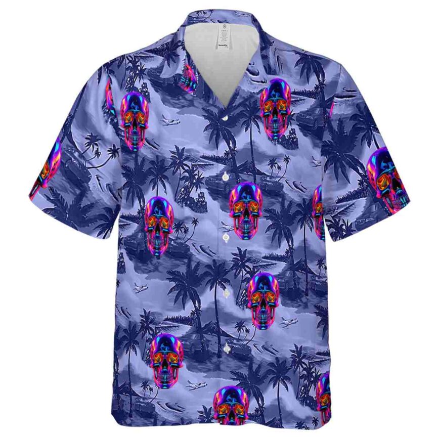 Neon Island Beach Hawaiian Shirt Fashion forward