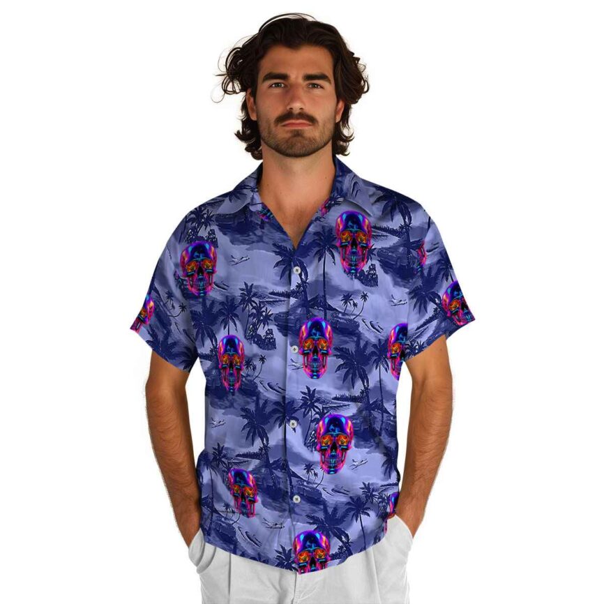 Neon Island Beach Hawaiian Shirt New Arrival