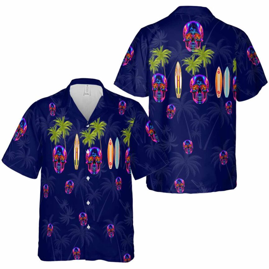 Neon Island Theme Hawaiian Shirt Premium grade