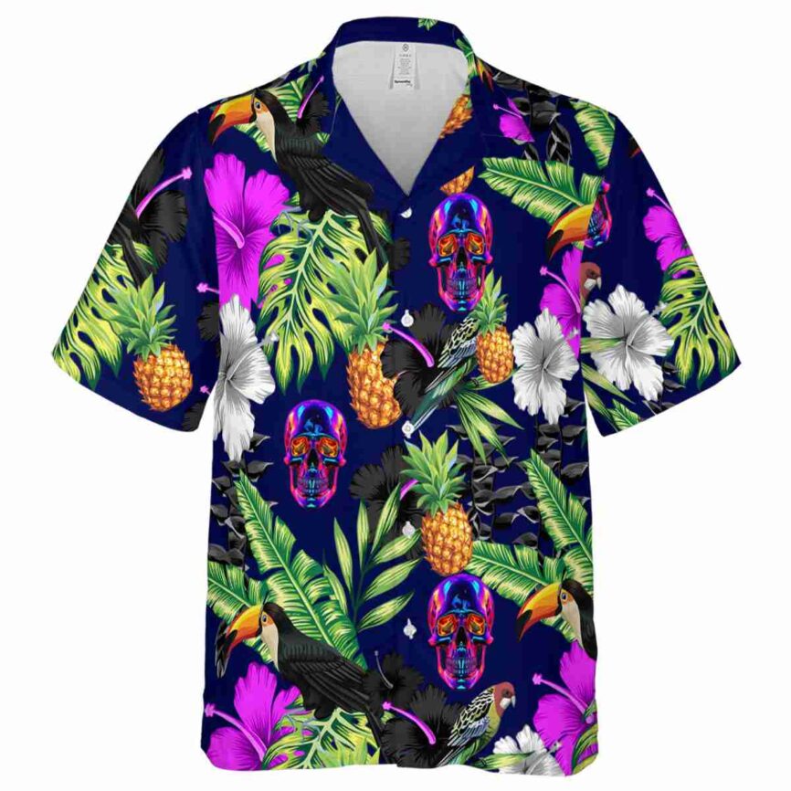 Neon Leafy Toucan Hawaiian Shirt Fashion forward