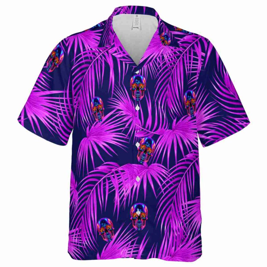 Neon Palm Frond Hawaiian Shirt Fashion forward