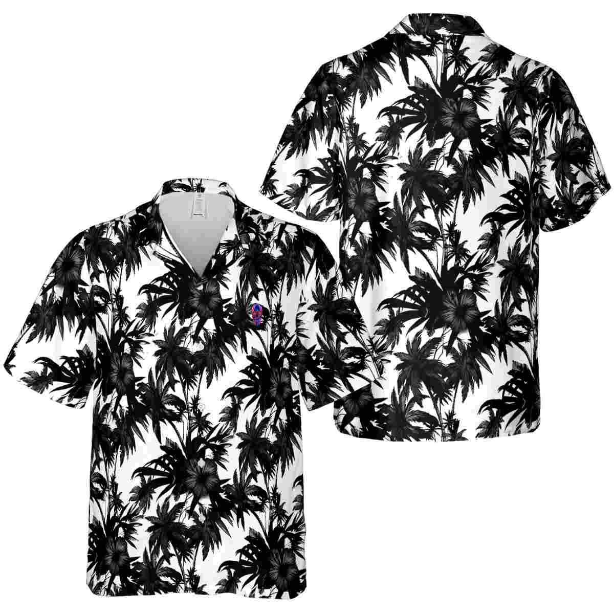 Neon Palm Print Hawaiian Shirt Premium grade Neon Palm Print Hawaiian Shirt Premium grade