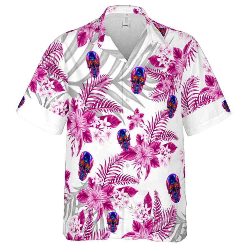 Neon Tropical Blossom Hawaiian Shirt Fashion forward