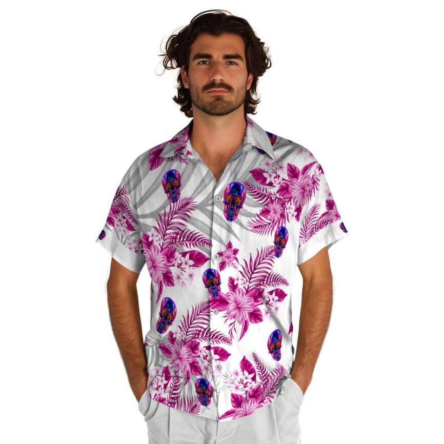 Neon Tropical Blossom Hawaiian Shirt New Arrival
