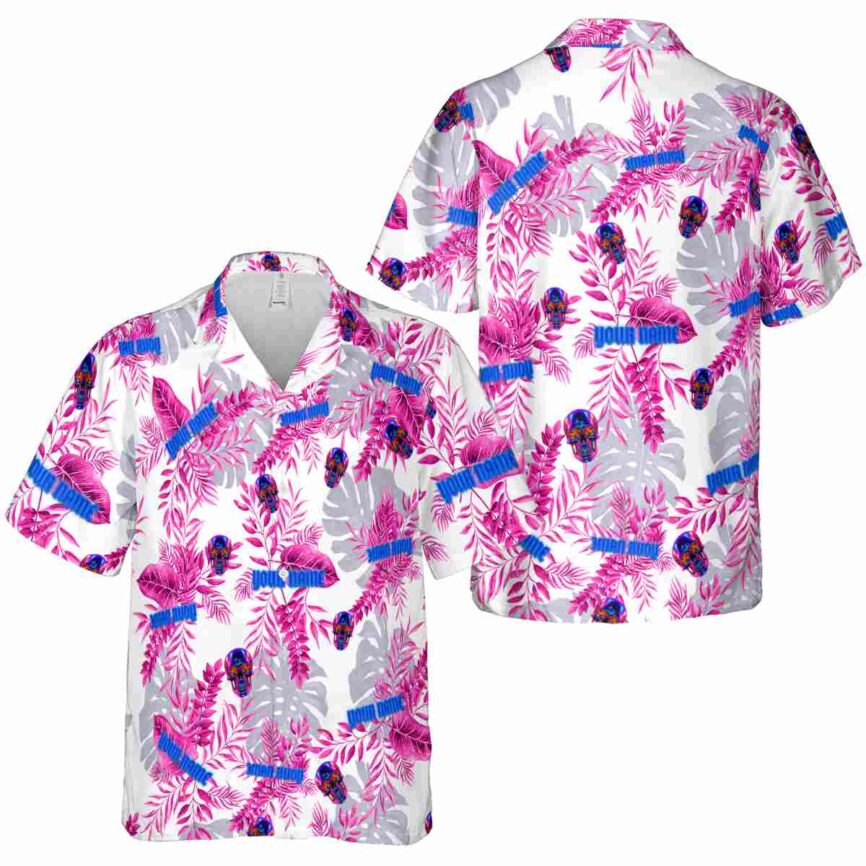Neon Tropical Fronds Hawaiian Shirt Premium grade