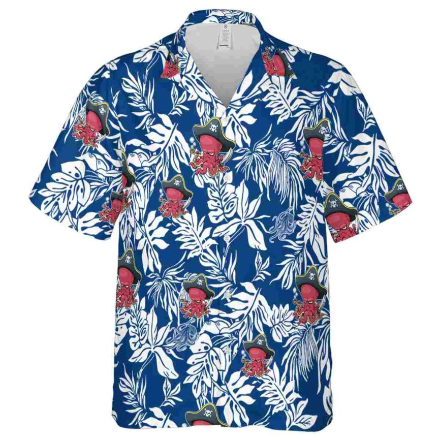 Octopus Bold Foliage Hawaiian Shirt Fashion forward