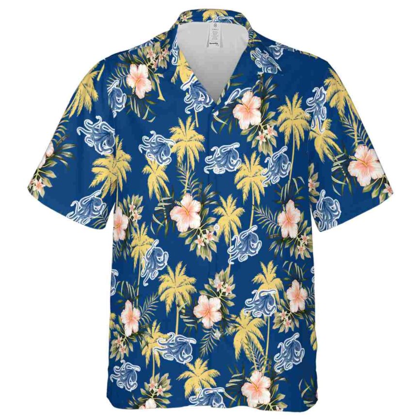 Octopus Hibiscus Palm Hawaiian Shirt Fashion forward