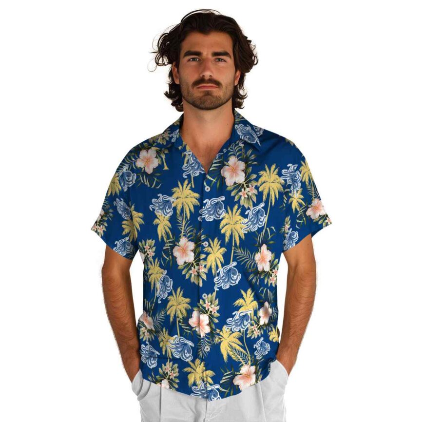 Octopus Hibiscus Palm Hawaiian Shirt New Arrival
