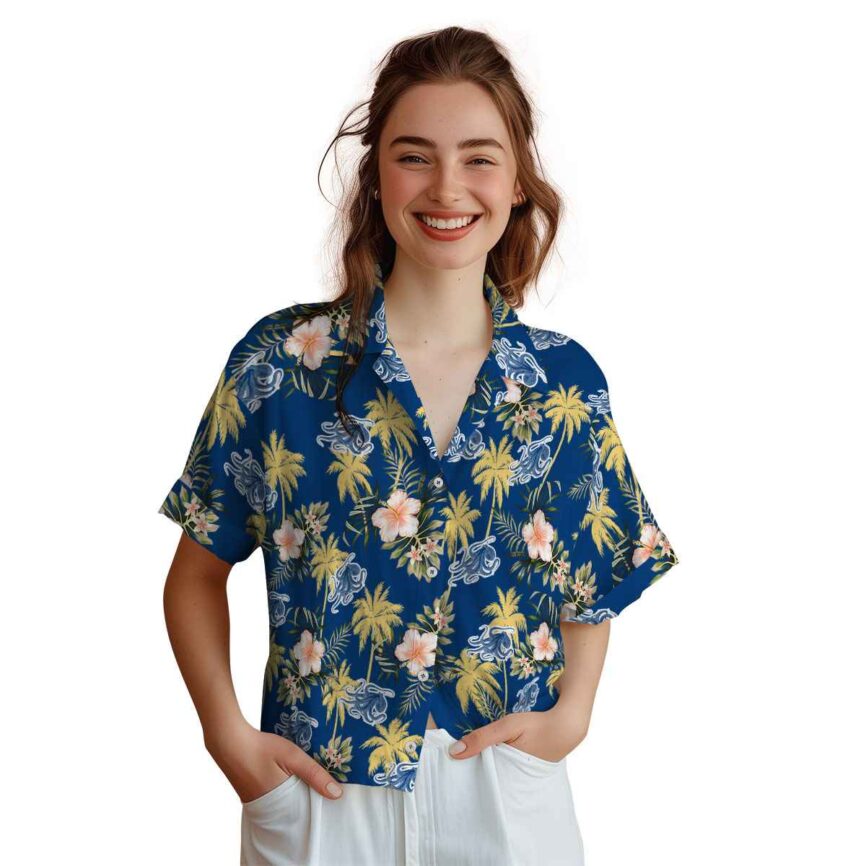 Octopus Hibiscus Palm Hawaiian Shirt Top rated