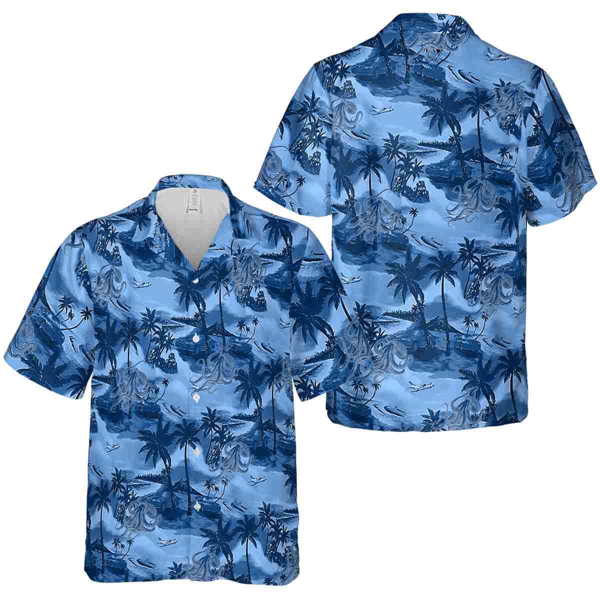 Octopus Island Beach Hawaiian Shirt Premium grade Octopus Island Beach Hawaiian Shirt Premium grade