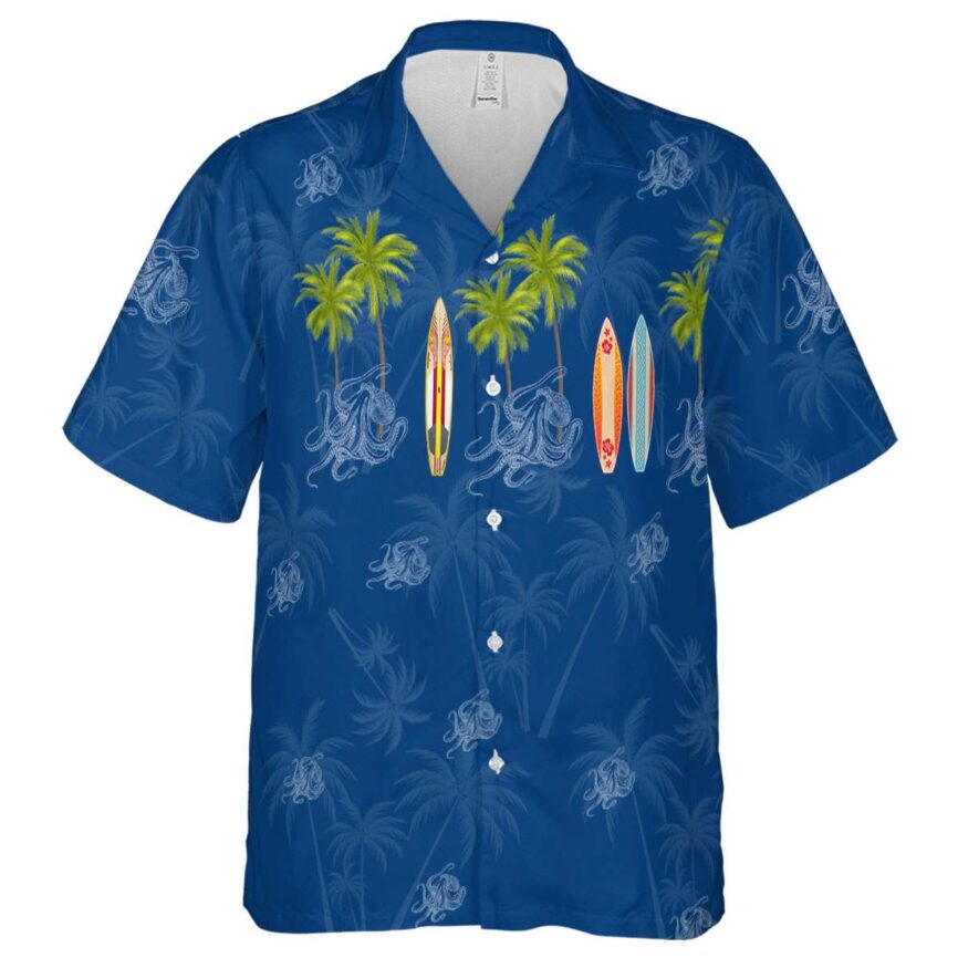 Octopus Island Theme Hawaiian Shirt Fashion forward