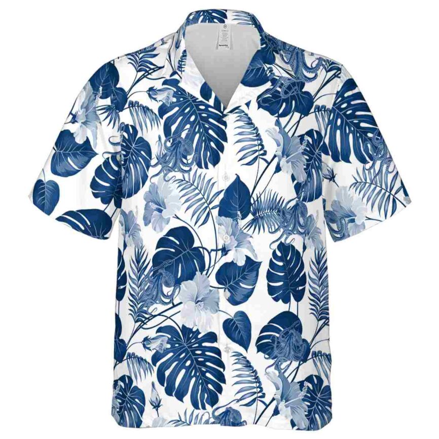 Octopus Leaf Pattern Hawaiian Shirt Fashion forward