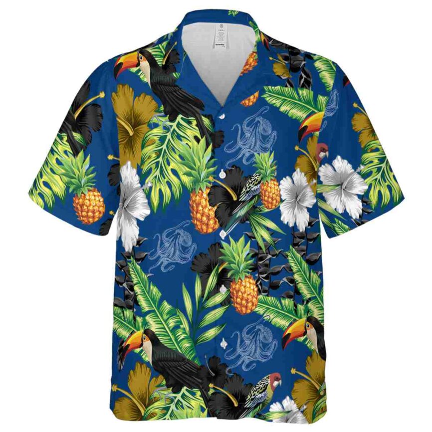 Octopus Leafy Toucan Hawaiian Shirt Fashion forward