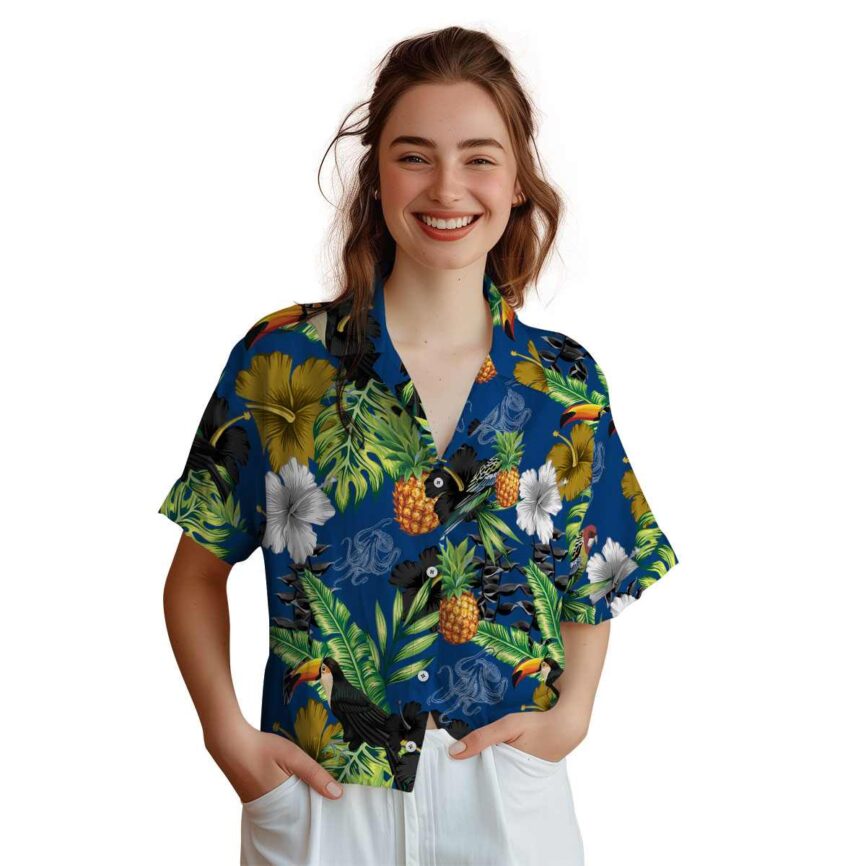 Octopus Leafy Toucan Hawaiian Shirt Top rated