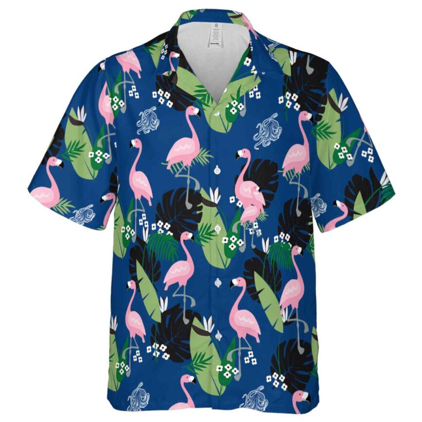 Octopus Tropical Flamingo Hawaiian Shirt Fashion forward