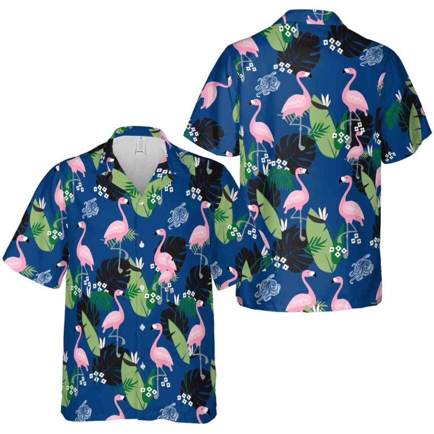 Octopus Tropical Flamingo Hawaiian Shirt Premium grade