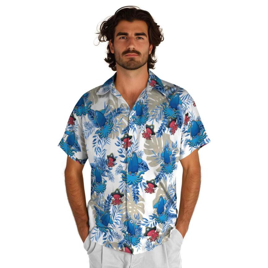 Octopus Tropical Fronds Hawaiian Shirt New Arrival