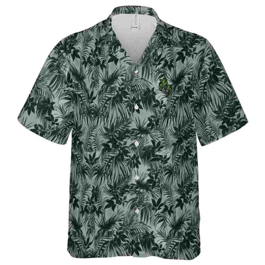 Palm Tree Foliage Print Hawaiian Shirt Fashion forward