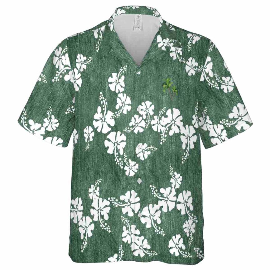 Palm Tree Hibiscus Blossom Hawaiian Shirt Fashion forward