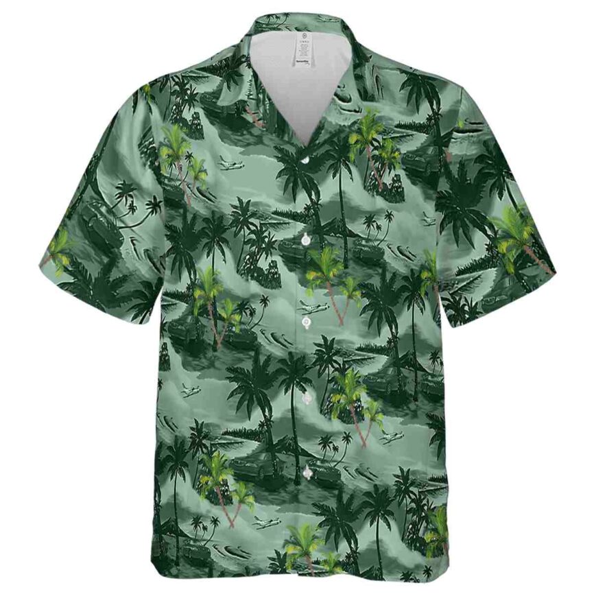 Palm Tree Island Beach Hawaiian Shirt Fashion forward