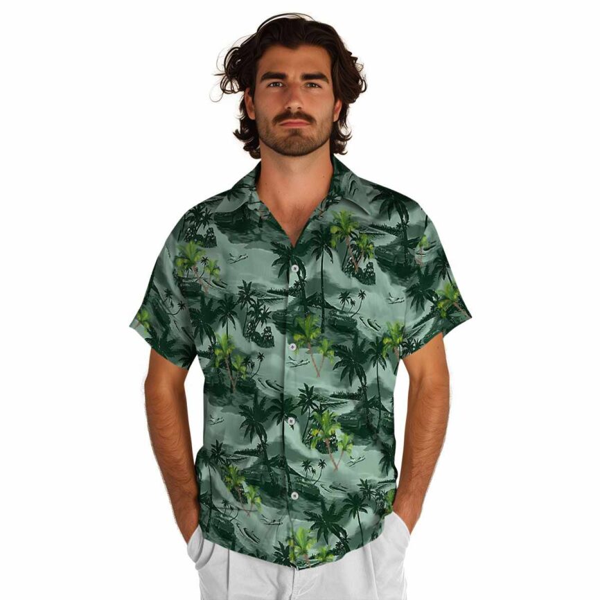 Palm Tree Island Beach Hawaiian Shirt New Arrival