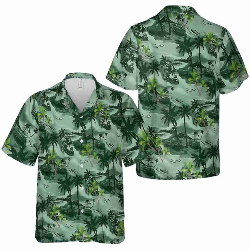 Palm Tree Island Beach Hawaiian Shirt Premium grade