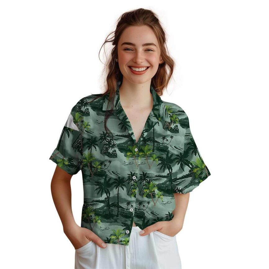 Palm Tree Island Beach Hawaiian Shirt Top rated