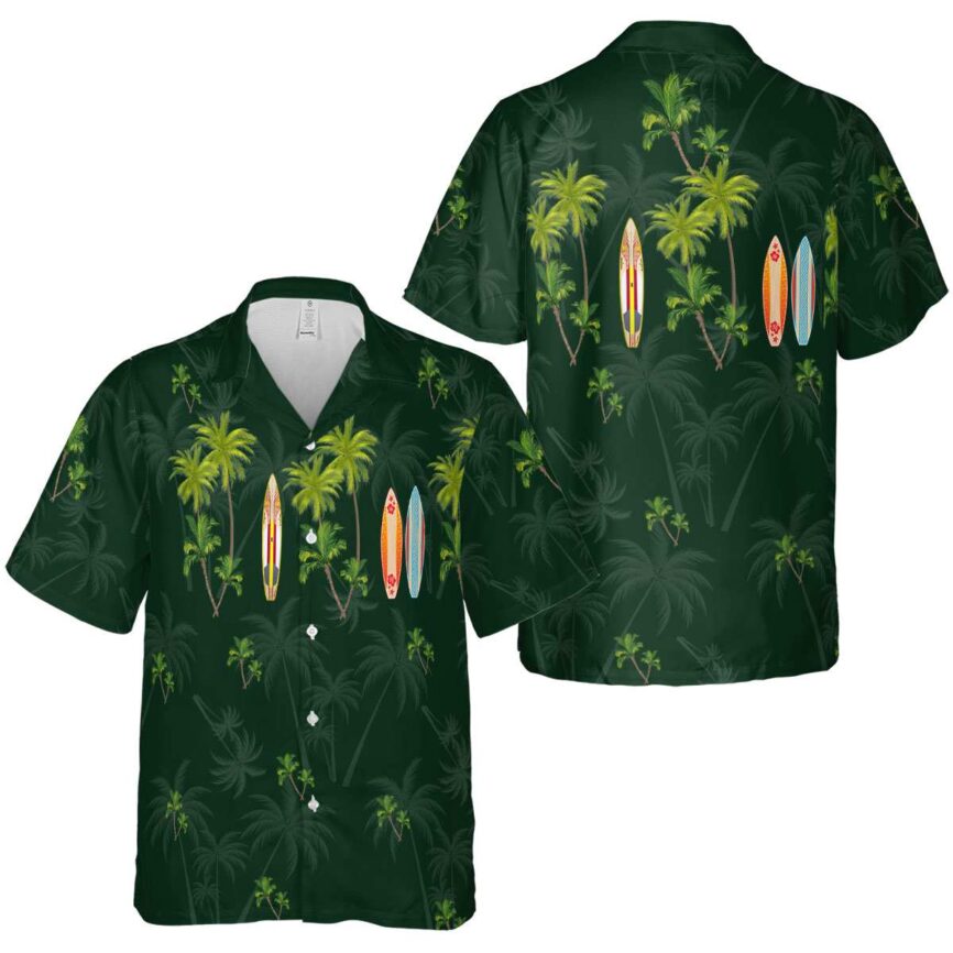 Palm Tree Island Theme Hawaiian Shirt Premium grade