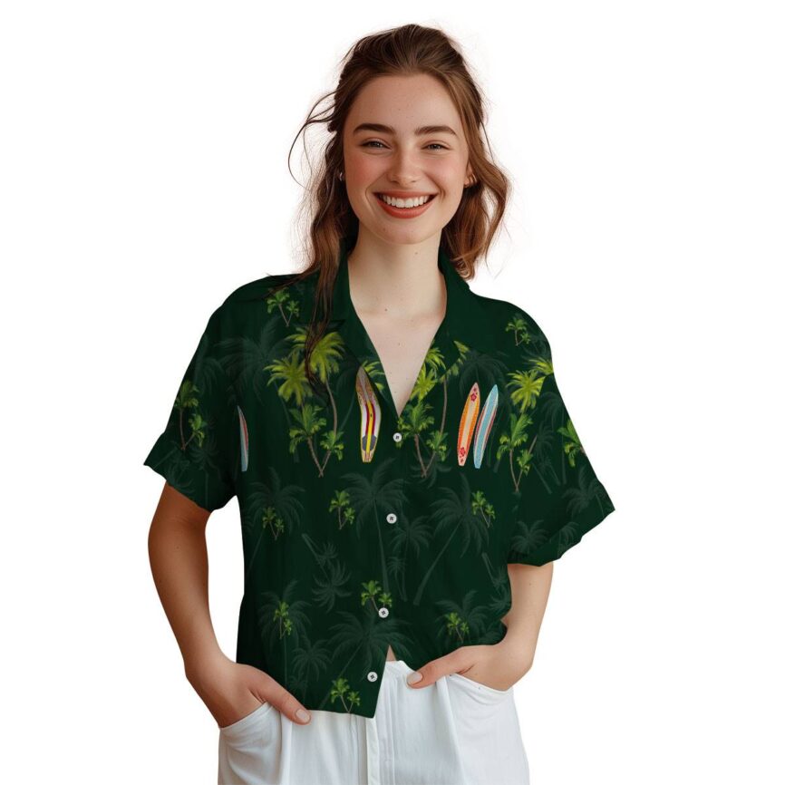 Palm Tree Island Theme Hawaiian Shirt Top rated