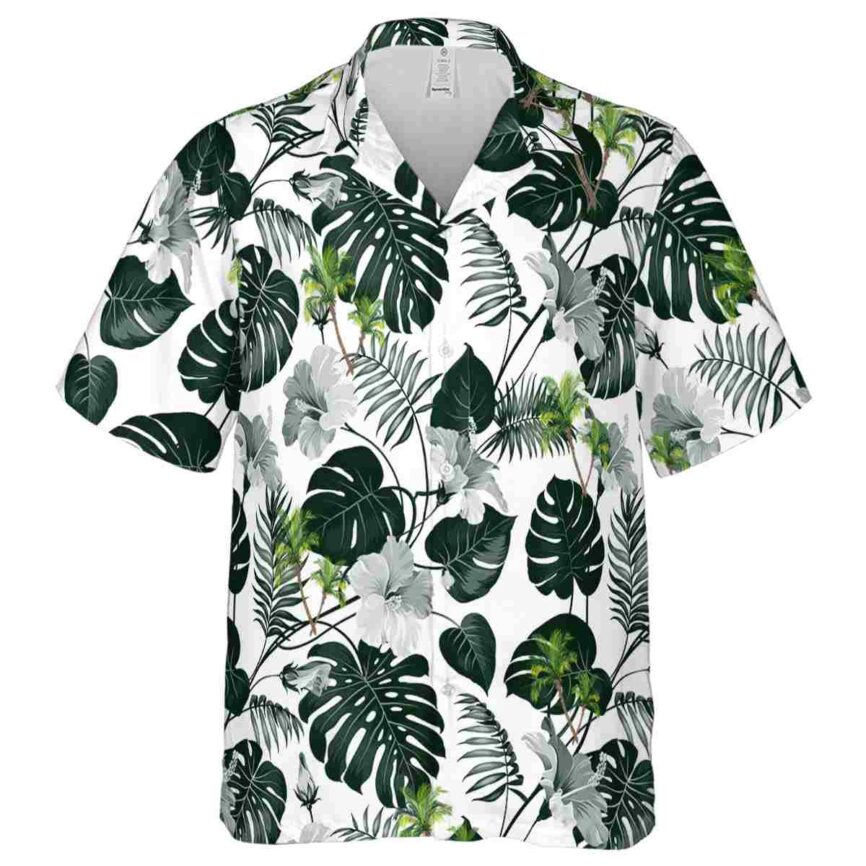 Palm Tree Leaf Pattern Hawaiian Shirt Fashion forward