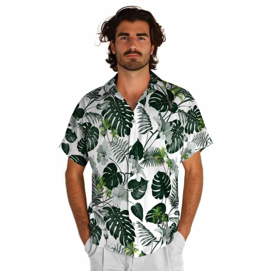 Palm Tree Leaf Pattern Hawaiian Shirt New Arrival