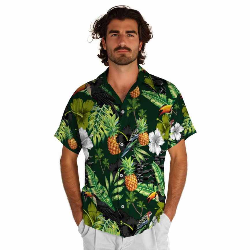Palm Tree Leafy Toucan Hawaiian Shirt New Arrival
