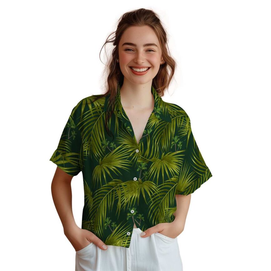 Palm Tree Palm Frond Hawaiian Shirt Top rated
