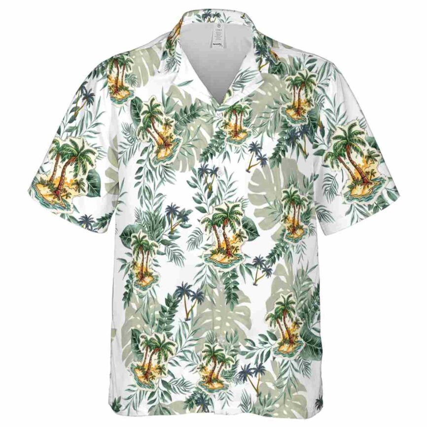 Palm Tree Tropical Fronds Hawaiian Shirt Fashion forward