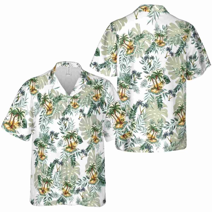 Palm Tree Tropical Fronds Hawaiian Shirt Premium grade