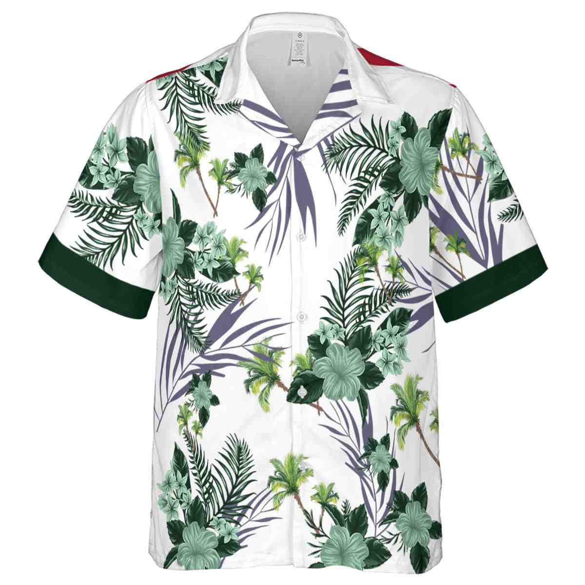 Palm Tree US Flag Floral Hawaiian Shirt Fashion forward Palm Tree US Flag Floral Hawaiian Shirt Fashion forward