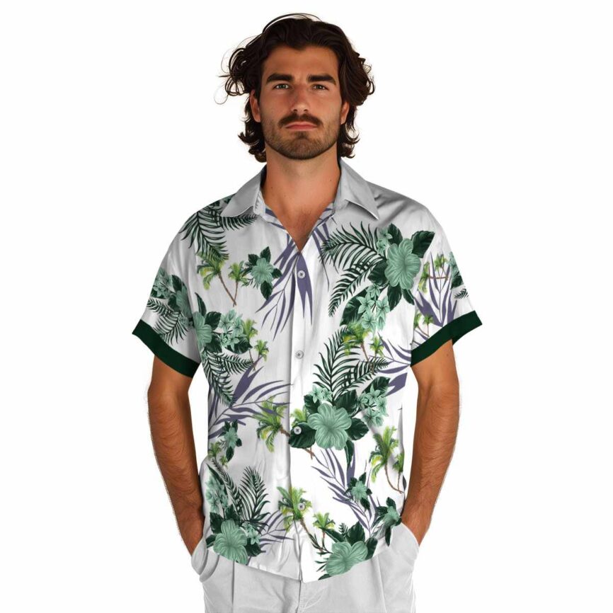 Palm Tree US Flag Floral Hawaiian Shirt New Arrival