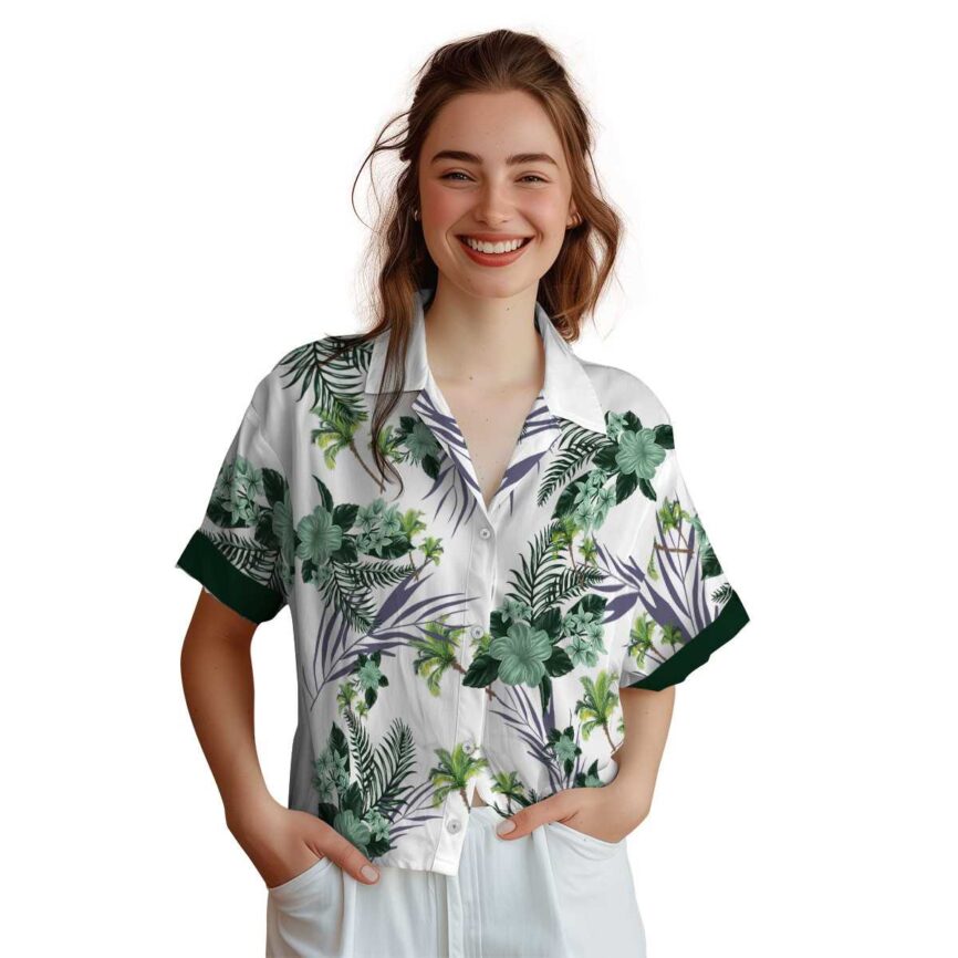 Palm Tree US Flag Floral Hawaiian Shirt Top rated