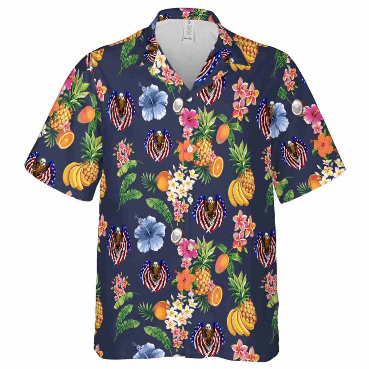 Patriotic Fruit Pattern Hawaiian Shirt Fashion forward Patriotic Fruit Pattern Hawaiian Shirt Fashion forward