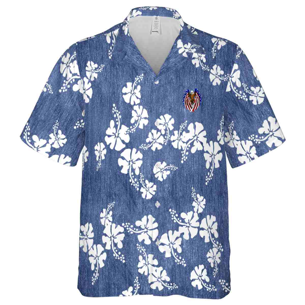 Patriotic Hibiscus Blossom Hawaiian Shirt Fashion forward Patriotic Hibiscus Blossom Hawaiian Shirt Fashion forward